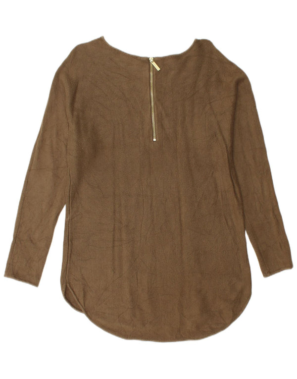 Pulover pentru femei Michael Kors cu gâtul cu barca UK 14 Medium Khaki