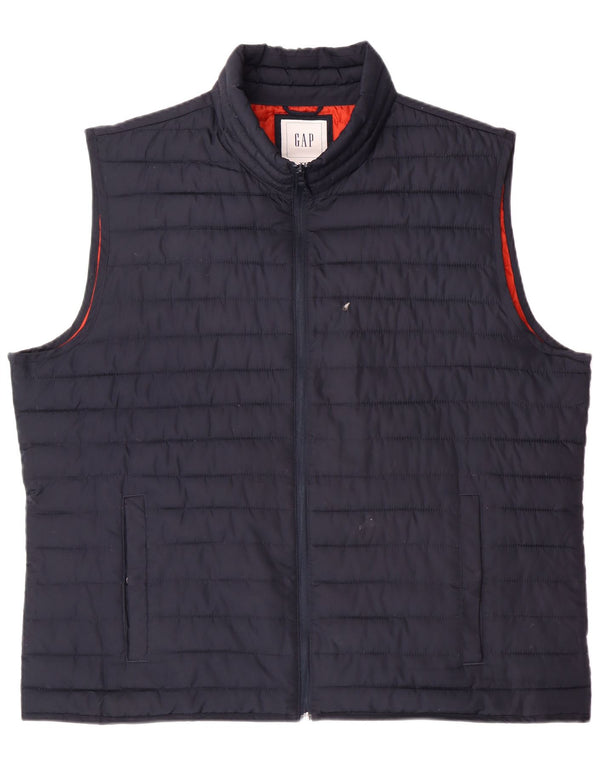 GAP Gilet căptușit pentru bărbați UK 44 2XL Bleumarin Poliester