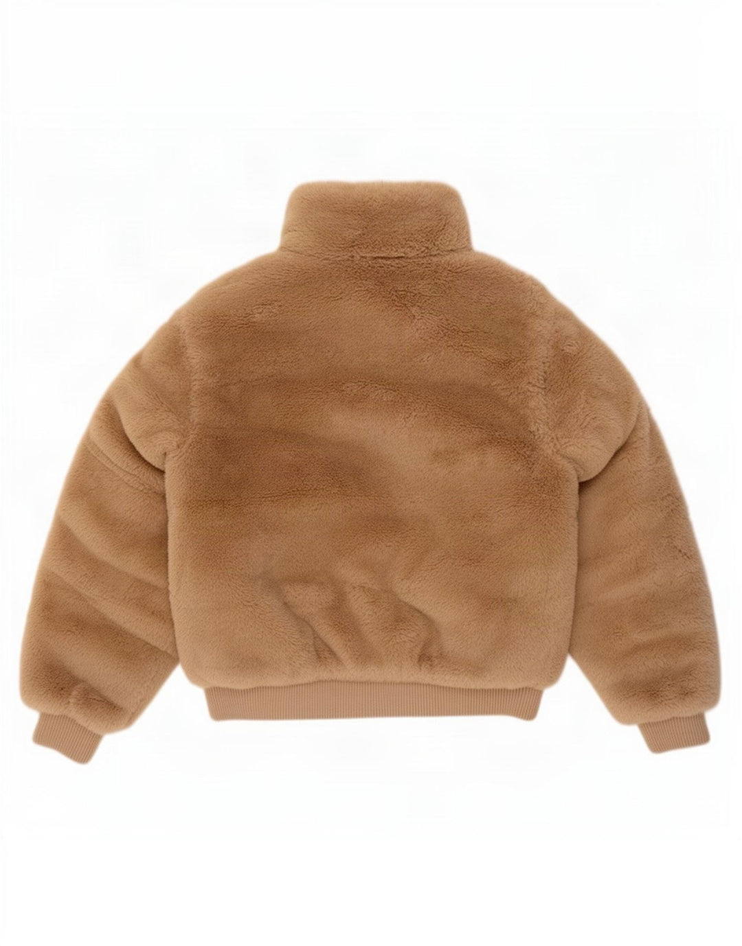Jachetă Bomber Fete Teddy Bear 9-10 Ani Bej Poliester