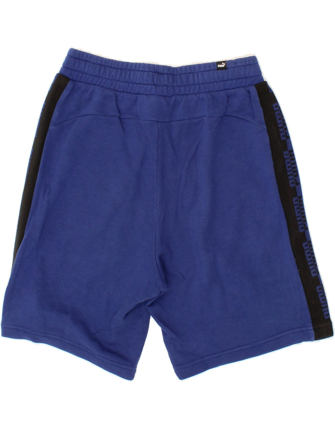 PUMA Mens Graphic Sport Shorts Small  Navy Blue Vintage Puma and Second-Hand Puma from Messina Hembry 