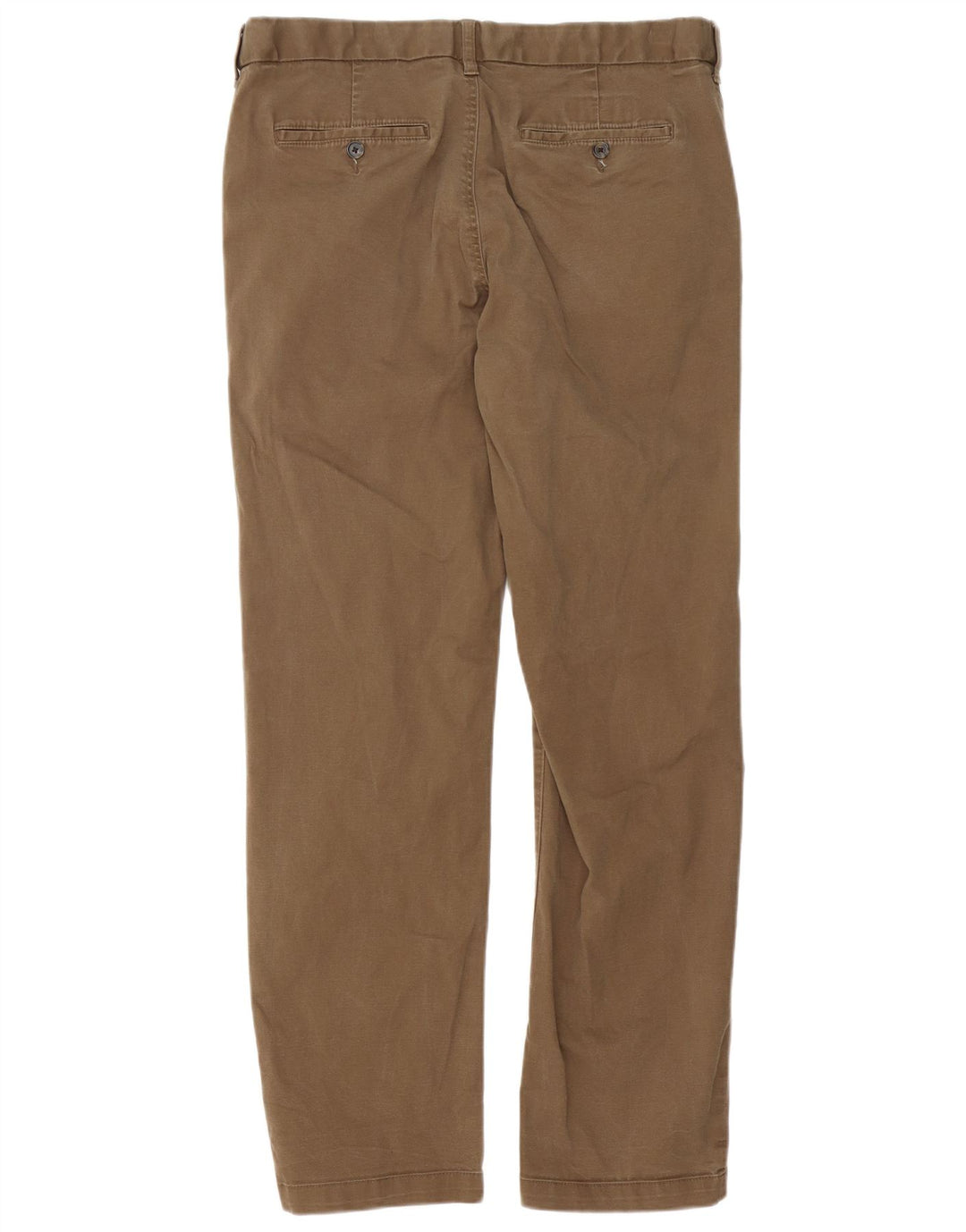 Pantaloni chino pentru bărbați Marks & Spencer, cu ajustare normală, L36 L33, bumbac maro