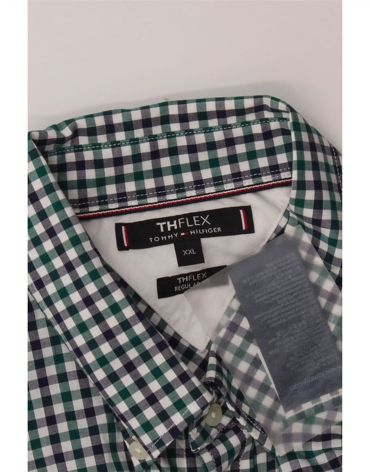Cămașă pentru bărbați Tommy Hilfiger, cu ajustare normală, 2XL, bumbac vichy multicolor