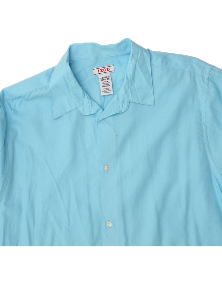 IZOD Boys Regular Shirt 15-16 Years XL Blue Cotton Vintage Izod and Second-Hand Izod from Messina Hembry 