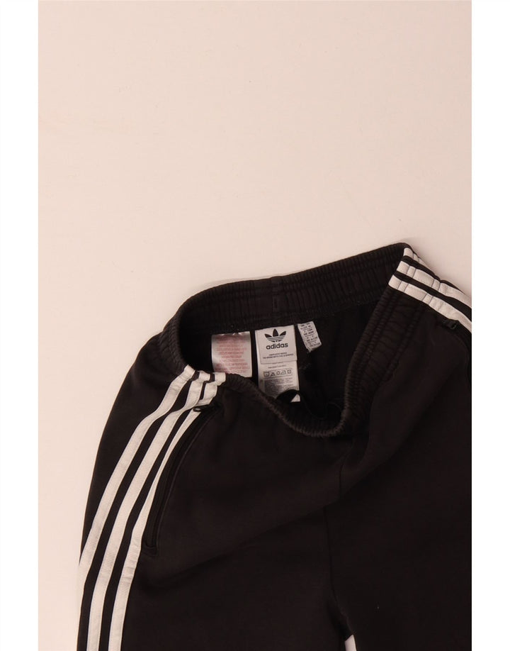 Pantaloni de trening ADIDAS pentru băieți Pantaloni de jogging 11-12 ani, negru, color block