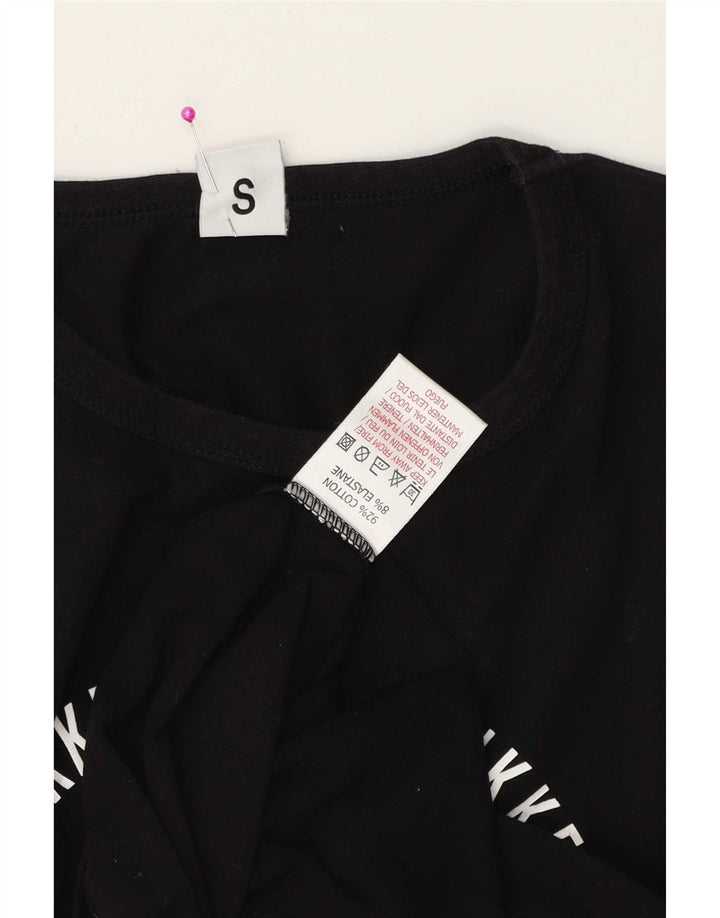 Tricou grafic pentru bărbați Bikkembergs Top mic bumbac negru