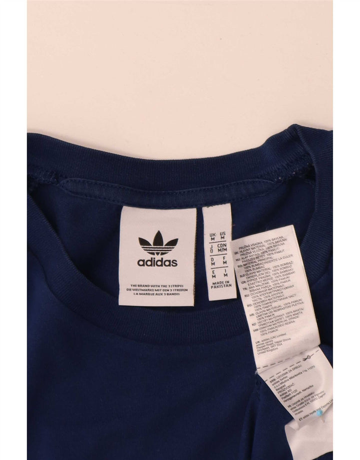 Tricou Bărbați Adidas Top Mediu Bleumarin Bumbac