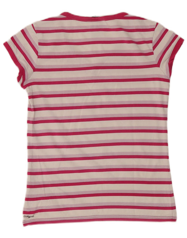 Tricou pentru femei Adidas UK 12 Medium Pink Striped