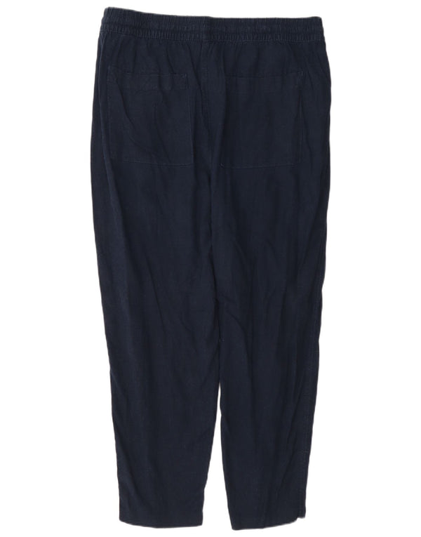 Pantaloni casual pentru femei Marks & Spencer UK 16 Large W34 L26 Bleumarin