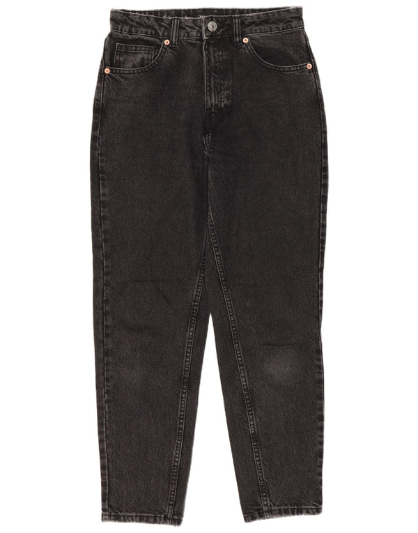 Blugi conici cu talie înaltă pentru femei Zara EU 36 XS W26 L27 gri