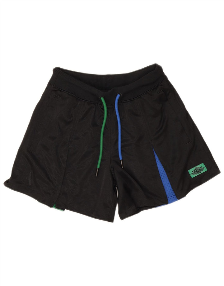 Pantaloni scurți sport Jordan pentru femei UK 4 XS poliester negru