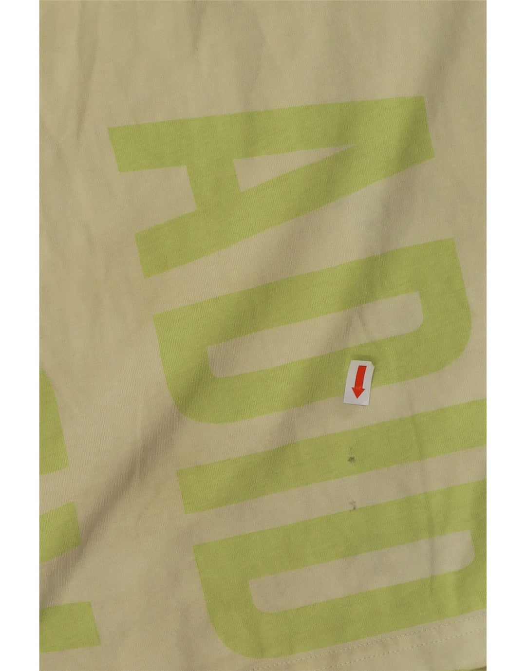 Rochie tricou grafic ADIDAS pentru femei UK 12/14 bumbac verde mediu