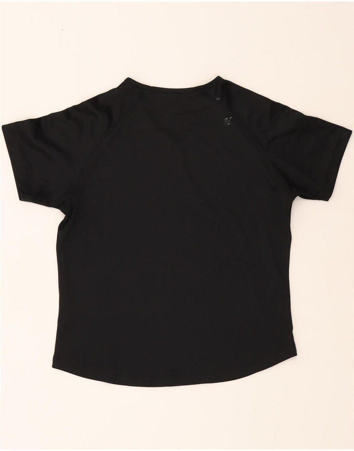 NIKE Womens Dri Fit T-Shirt Top UK 14 Medium Black Polyester Vintage Nike and Second-Hand Nike from Messina Hembry 