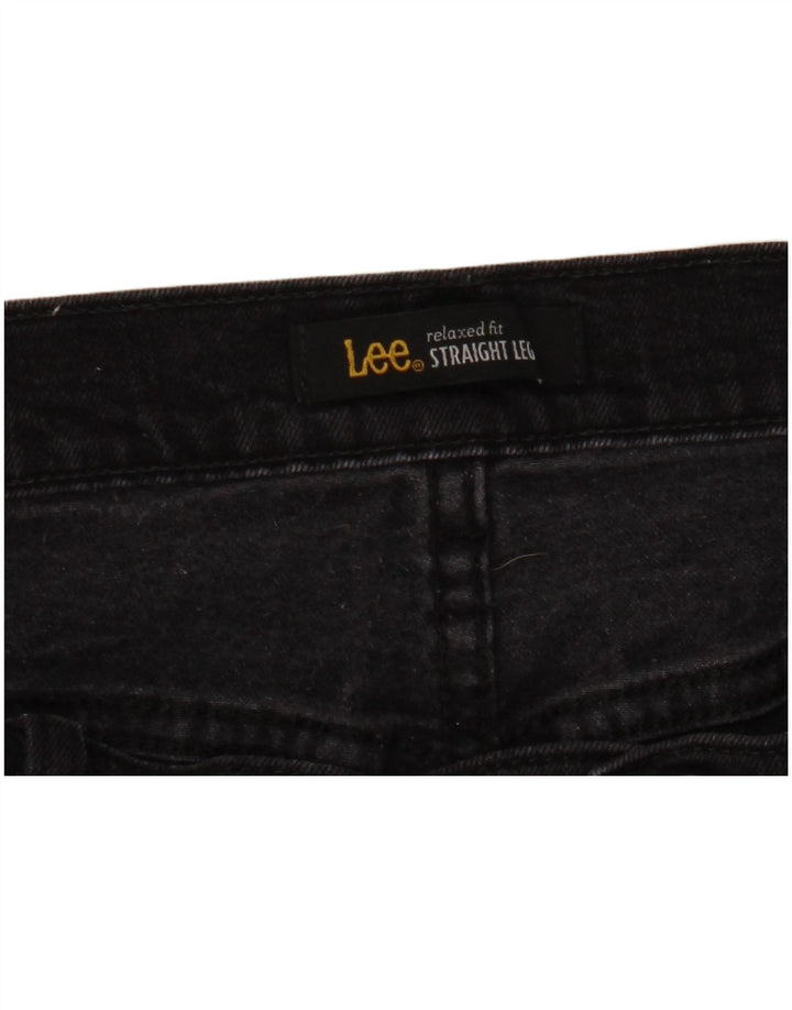 Pantaloni scurți din denim LEE pentru femei, cu croiala relaxată, W34, negru, mari