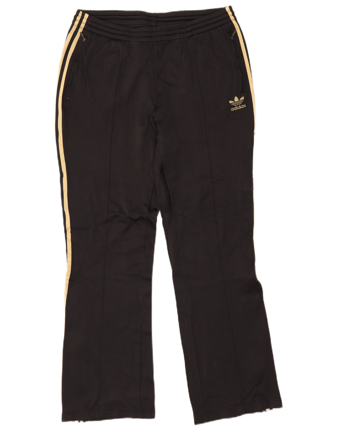 Pantaloni de trening ADIDAS pentru femei UK 16, mare, negru, nailon