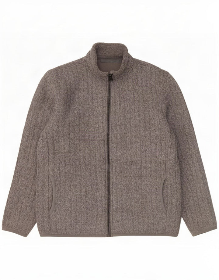 Pulover cardigan pentru bărbați Marks & Spencer, mare, gri acrilic