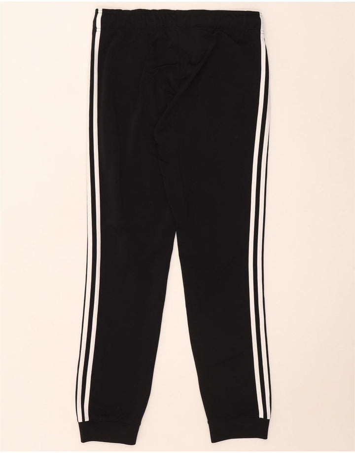 Adidas Womens Tracksuit Trousers Joggers UK 12/14 Medium Black Polyester