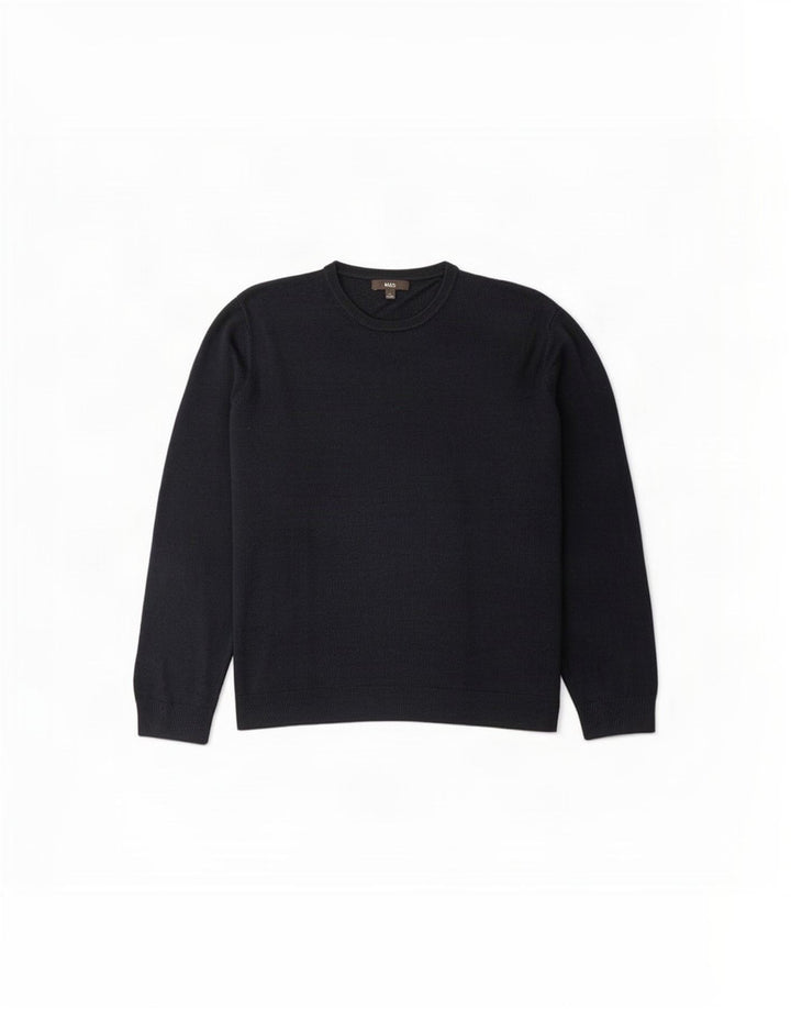 Pulover pentru bărbați Marks & Spencer, cu gât crew, 3XL, acrilic, albastru bleumarin