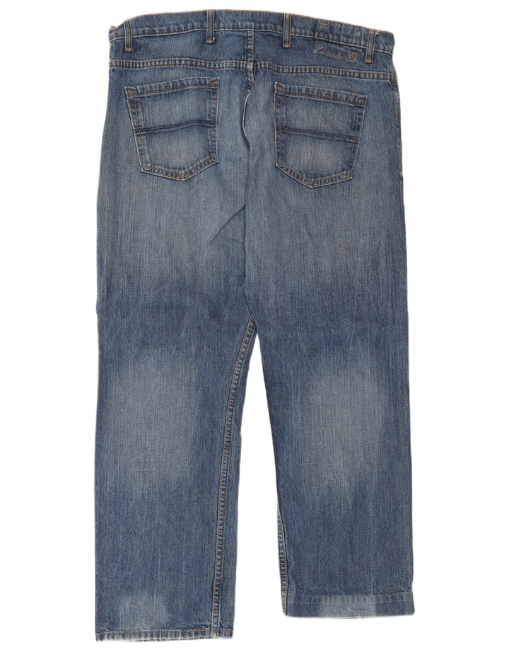 Blugi drepti pentru bărbați Marks & Spencer Blue Harbour W38 L27 Bumbac albastru