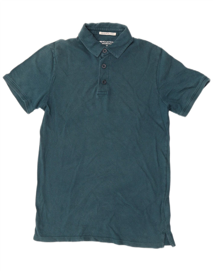 Tricou polo pentru bărbați Mountain Warehouse, bumbac verde mic