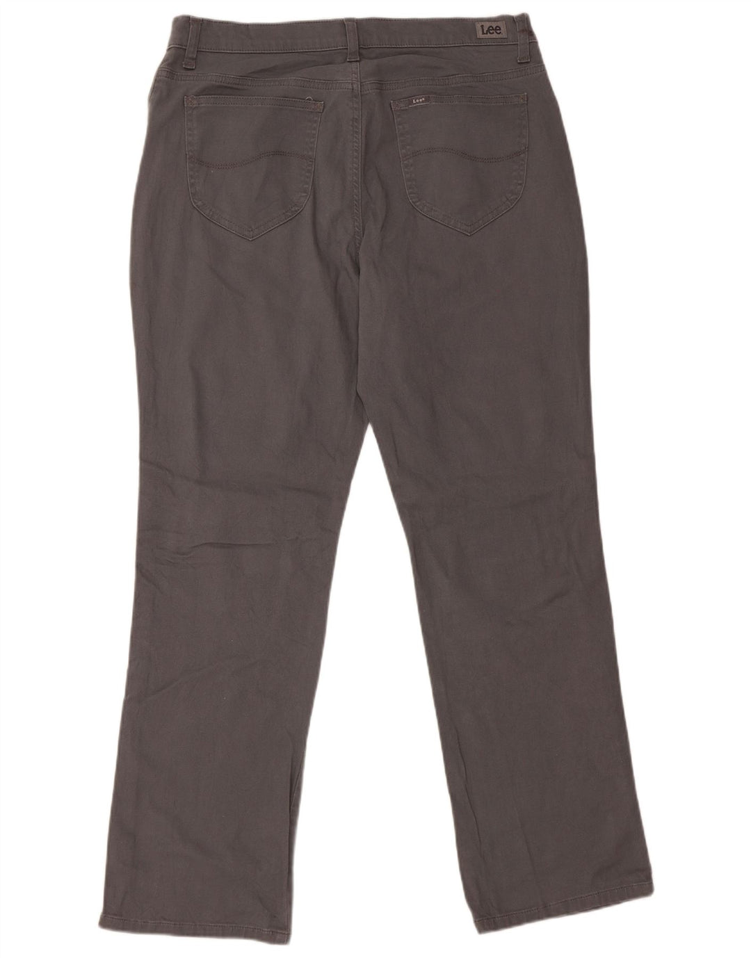 Pantaloni casual LEE pentru femei, cu talie medie, cu talie medie US 14 XL W36 L30 gri