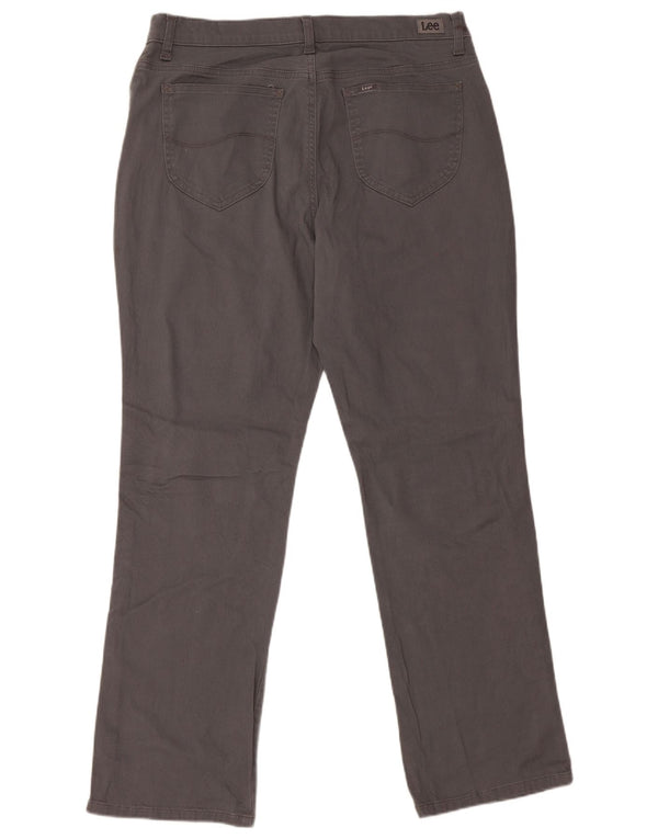 Pantaloni casual LEE pentru femei, cu talie medie, cu talie medie US 14 XL W36 L30 gri
