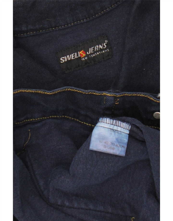 Jachetă de blugi vintage pentru bărbați UK 46 3XL bleumarin