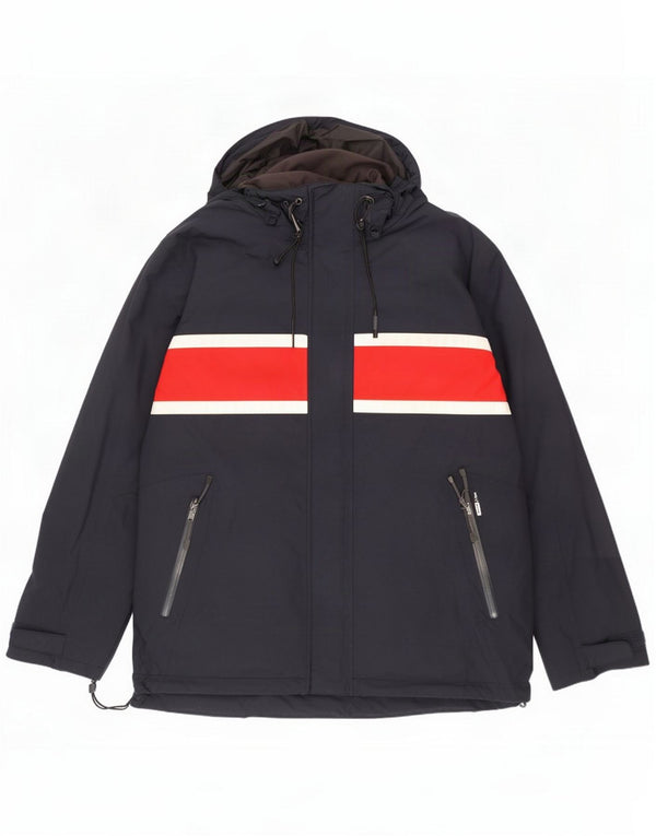 Helly Hansen Mens Windbreaker Jacket UK 40 Large Bleumarin Colorblock