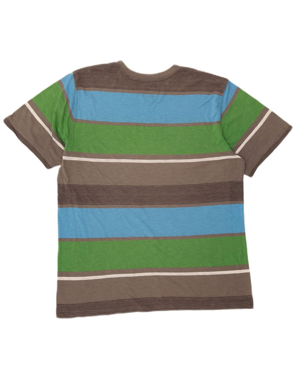 QUIKSILVER Tricou pentru bărbați Top mare, multicolor, color block, bumbac