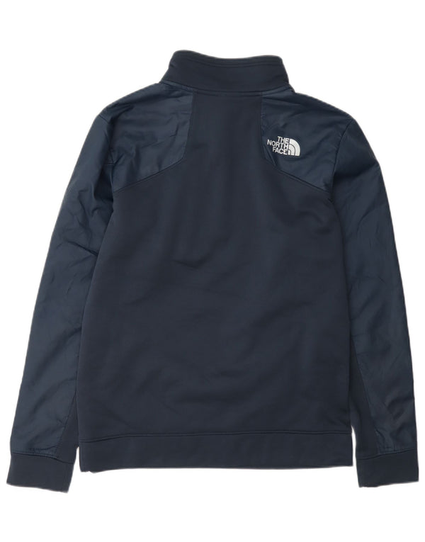 Pulover pentru băieți The North Face, cu fermoar, cu gât, 14-15 ani, XL, bleumarin
