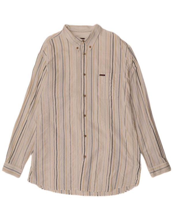 Cămașă pentru bărbați Marlboro Classics 3XL, bumbac cu dungi albe