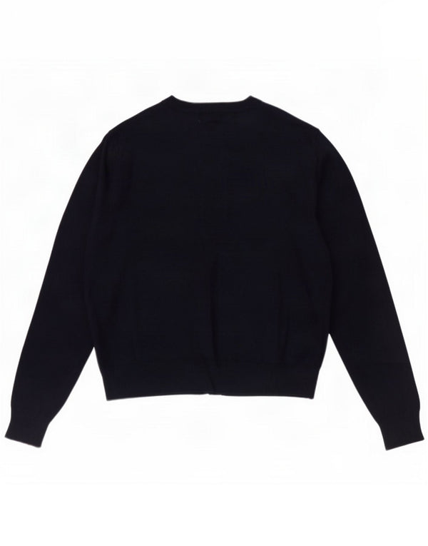 Pulover cardigan pentru femei Marks & Spencer UK 12 Medium Bleumarin Viscoză
