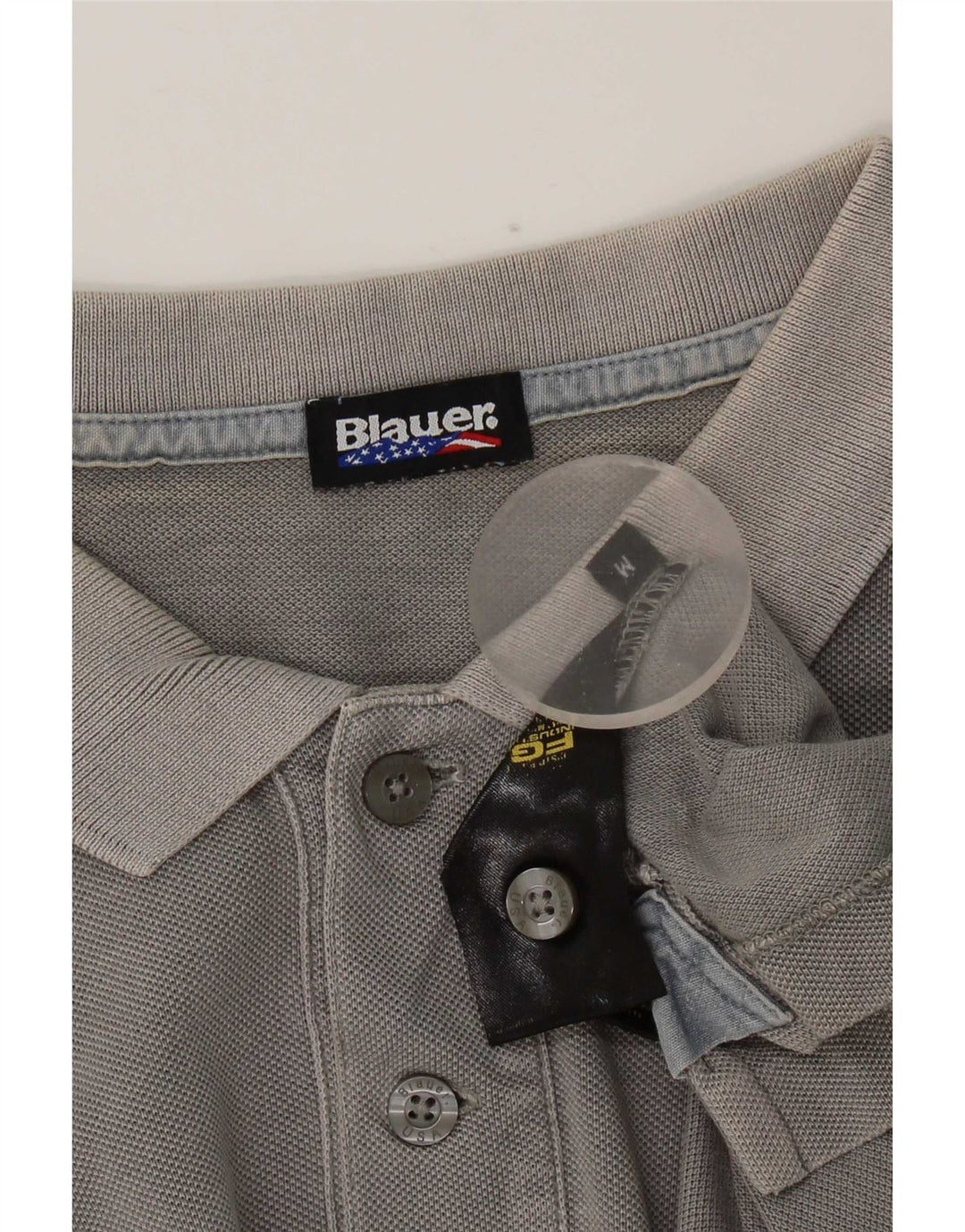 Tricou polo Blauer pentru bărbați, gri mediu