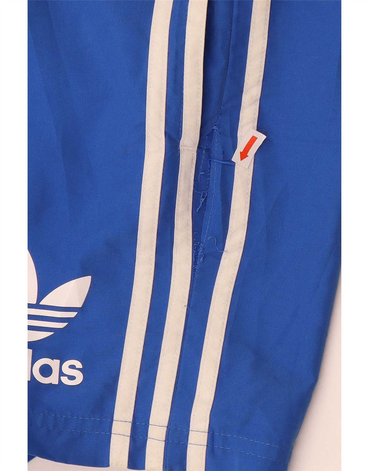 Pantaloni scurți sport pentru bărbați Adidas XL poliester albastru