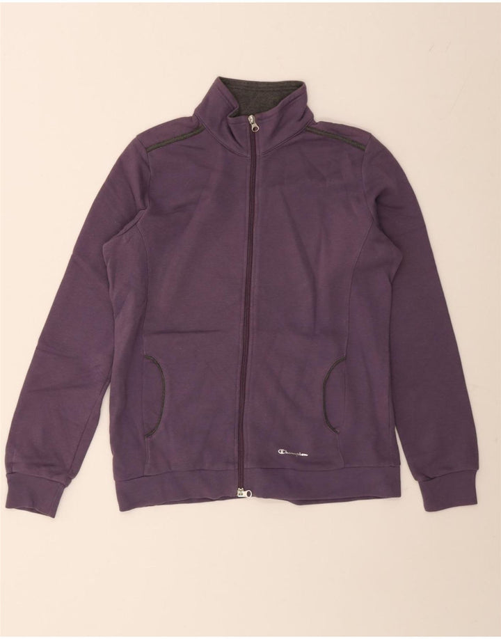 Jachetă de top pentru trening Champion pentru femei UK 14, bumbac violet mediu