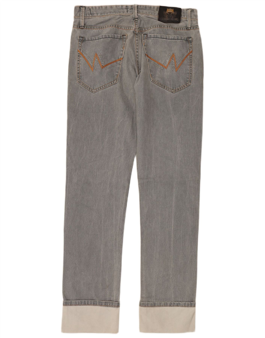 WARREN WEBBER Blugi drepti pentru bărbați W32 L35 bumbac gri