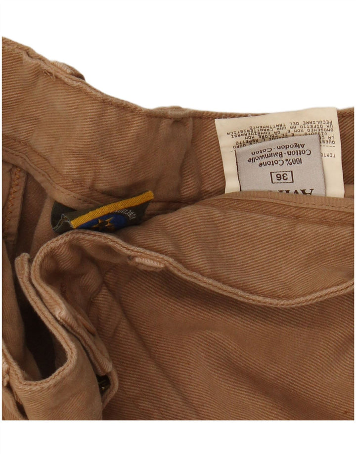 Pantaloni chino drepți pentru bărbați AVIREX W36 L31 bumbac maro
