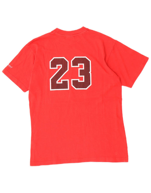 Tricou grafic Champion Boys Bulls Top 13-14 ani XL bumbac roșu