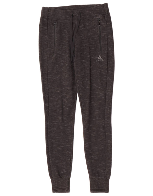 Pantaloni de trening Adidas pentru femei Joggeri UK 4/6 XS Gri Flecked Sports