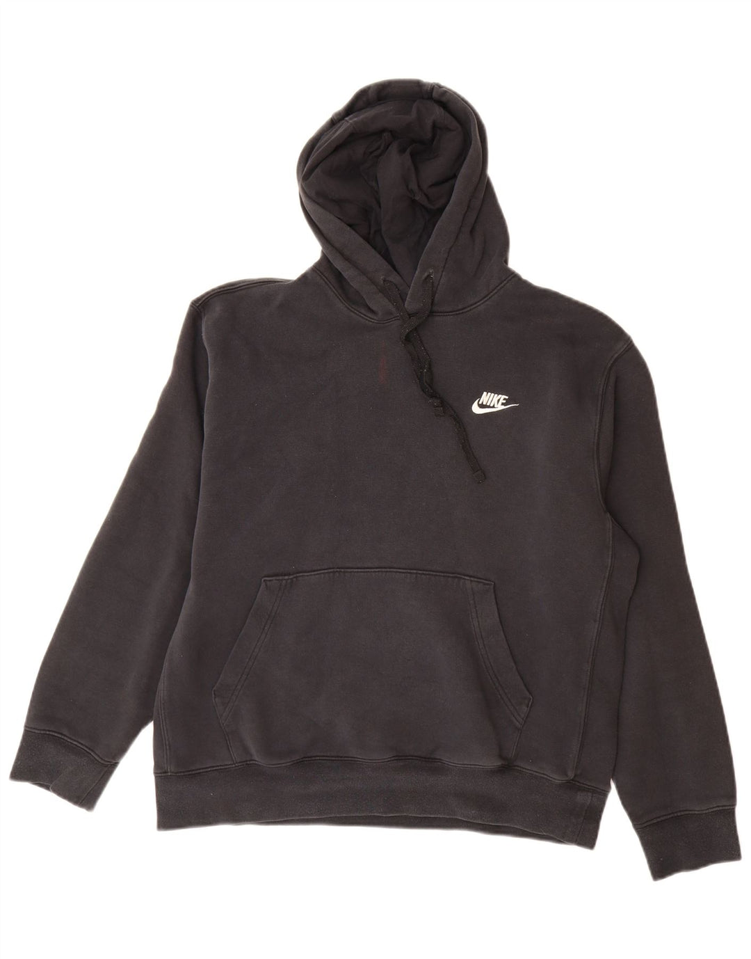 Pulover Nike pentru bărbați, bumbac mediu negru