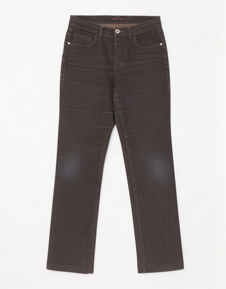 Blugi drepti pentru femei Trussardi W28 L28 negri