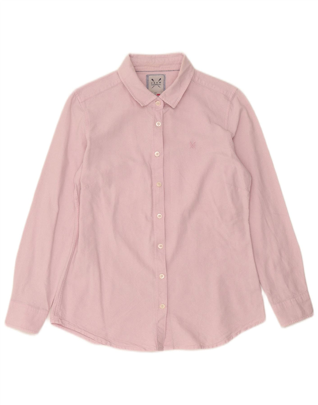 Crew Clothing Cămașă pentru femei UK 12 Medium Pink Bumbac