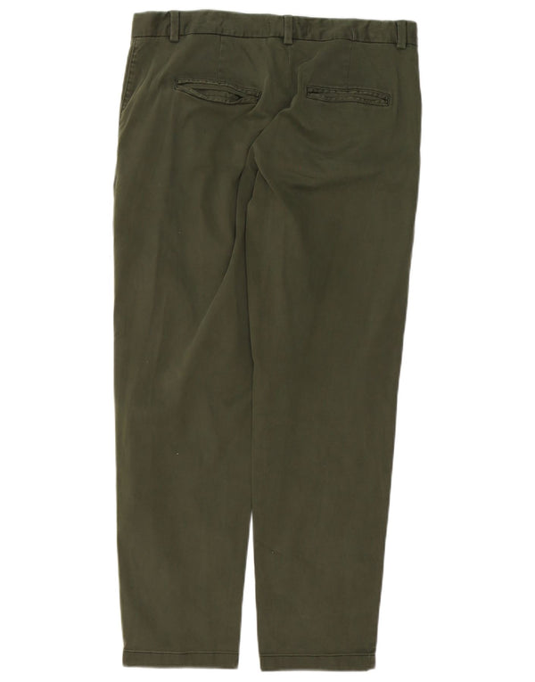 Pantaloni chino drepti pentru femei Marks & Spencer UK 12 Medium W32 L27 Verde