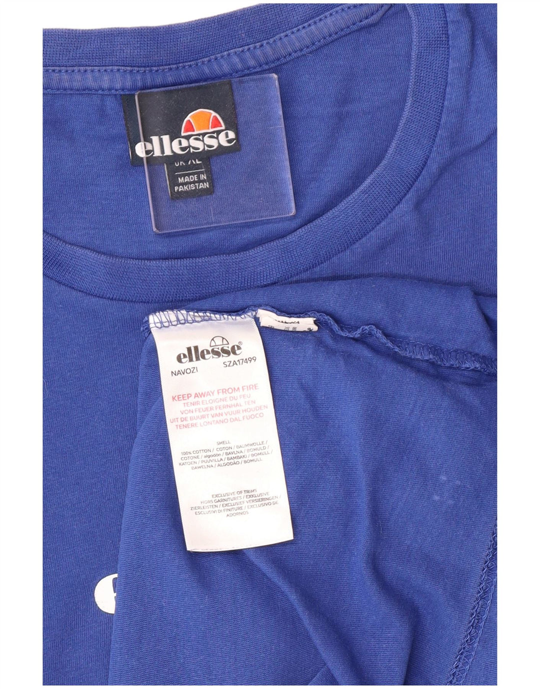 Tricou grafic pentru bărbați Ellesse Top XL Bumbac albastru