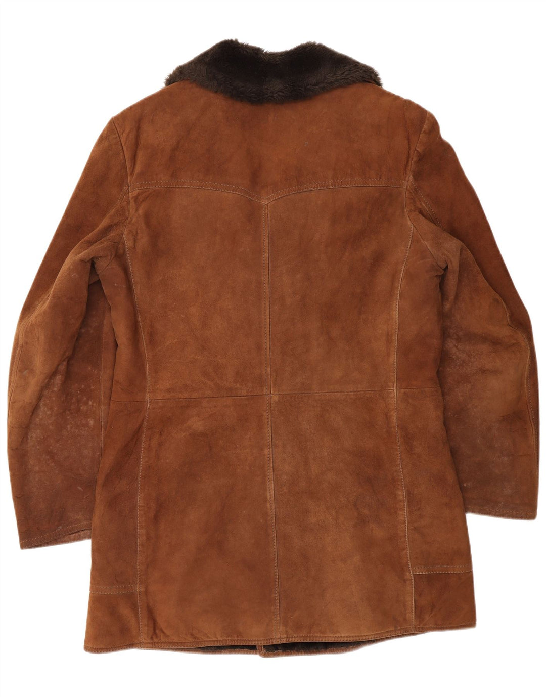 Palton Ruffo pentru femei din shearling IT 50 XL maro