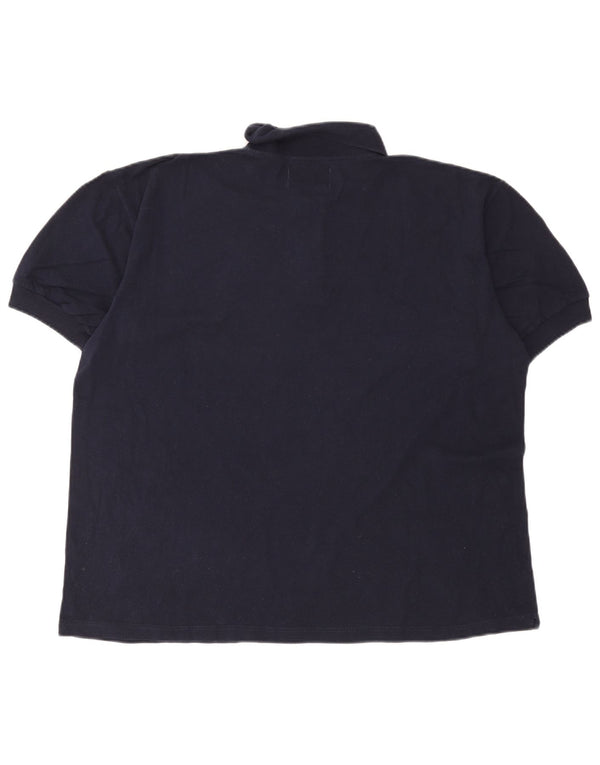 Tricou polo pentru bărbați Dack's XL, bumbac bleumarin