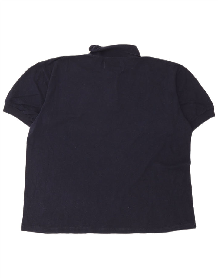 Tricou polo pentru bărbați Dack's XL, bumbac bleumarin