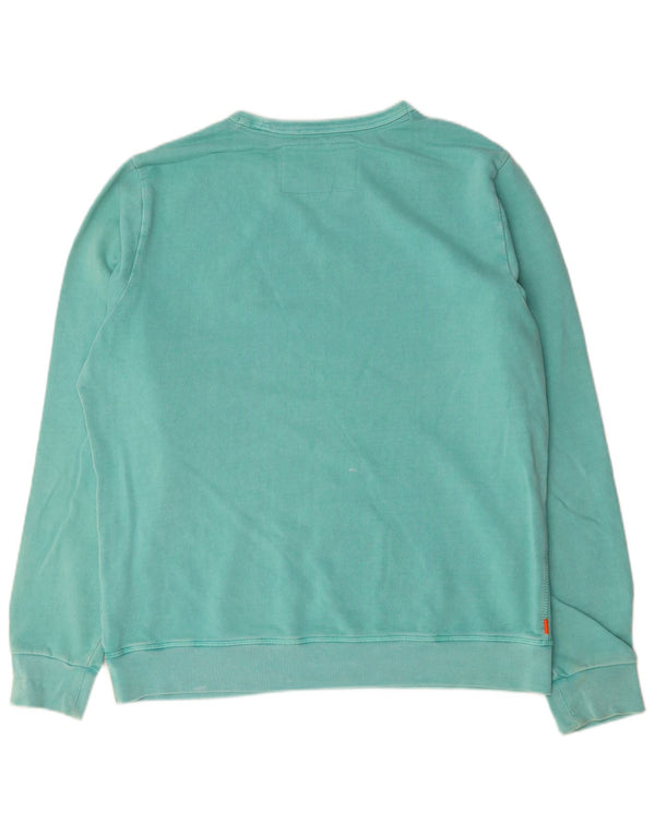 Pulover Superdry pentru bărbați, bumbac verde 3XL