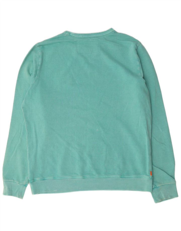 Pulover Superdry pentru bărbați, bumbac verde 3XL