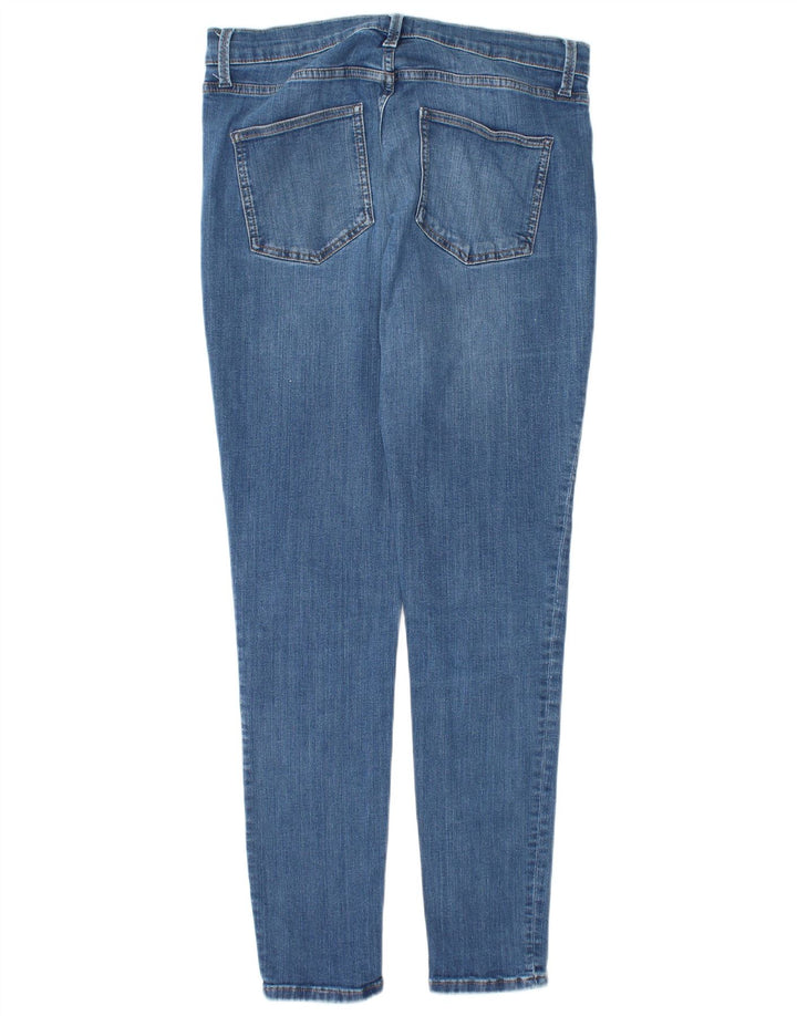 FRENCH CONNECTION Blugi skinny pentru femei UK 14 Large W30 L29 Blue Bumbac