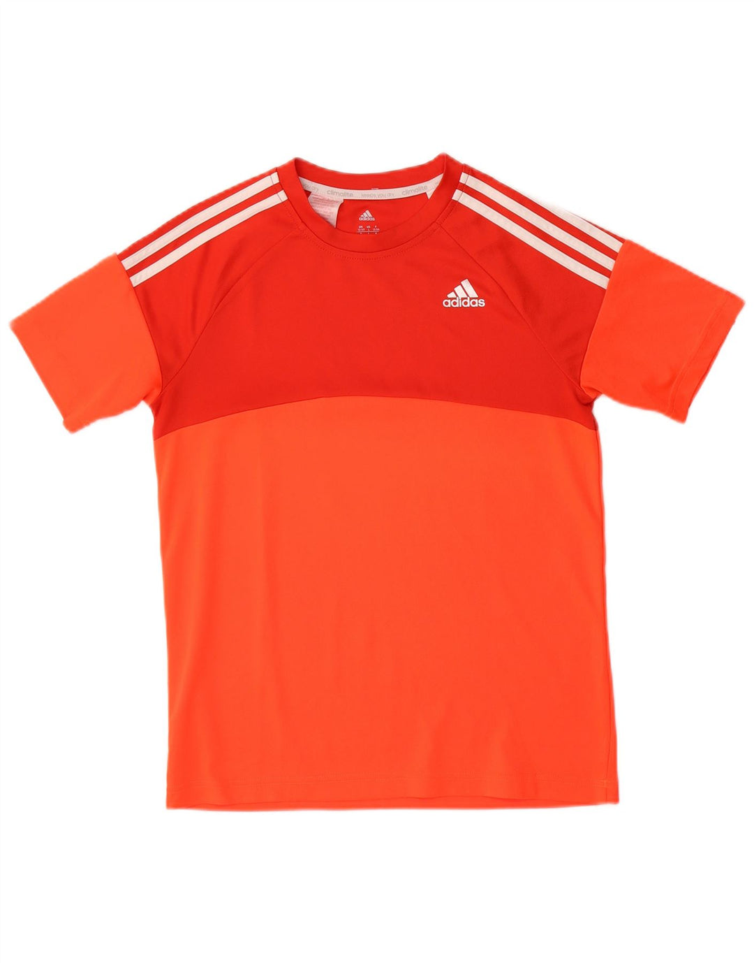 Tricou Climalite ADIDAS pentru băieți Top 13-14 ani portocaliu Colorblock